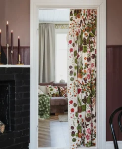 Ailanthus grön-brun gardiner - Almedahls