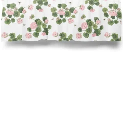 Astrid Rosa Gardinkappa Metervara med Pelargoner