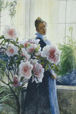 Azalea kökshandduk - Carl Larsson