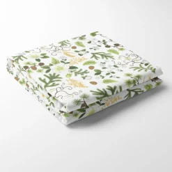 Barr & Blom offwhite/grön - bordsduk