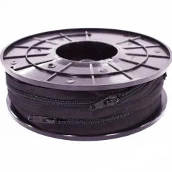 Blixtlås på metervara 6mm svart
