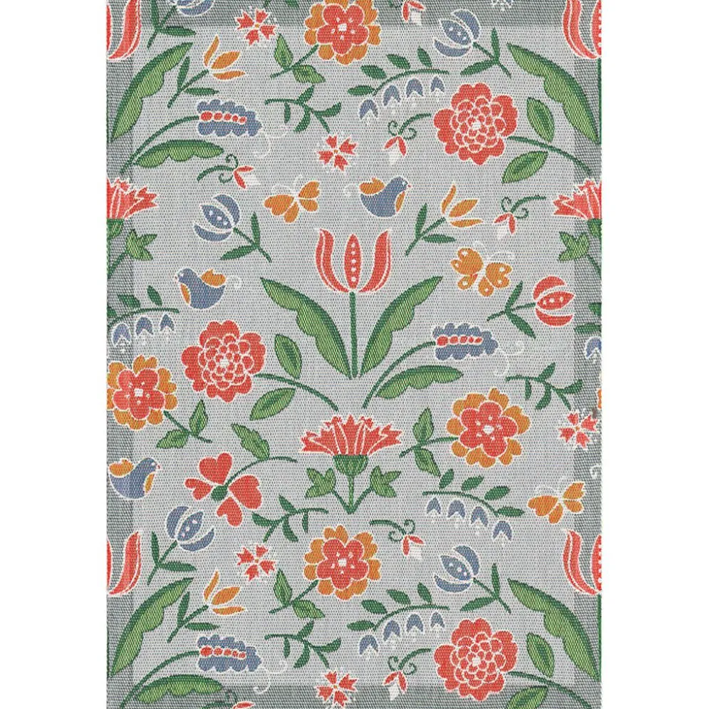 Blomglänta kökshandduk 35X50 - Ekelunds Linneväveri