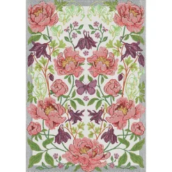 Blomsterfest kökshandduk 35X50 - Ekelunds Linneväveri