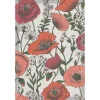 Blomsterfält kökshandduk 35X50 – Ekologisk bomull med blommönster