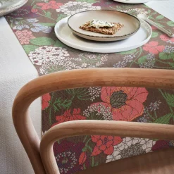 Blomsterfång löpare 35X140 - Ekelunds Linneväveri