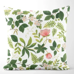 Blomsterlund grön - kuddfodral