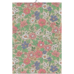 Blomsteräng kökshandduk 35X50 - Ekelunds Linneväveri