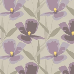Blomsterskrud culla lila tyg