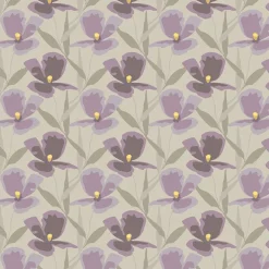 Blomsterskrud culla lila tyg