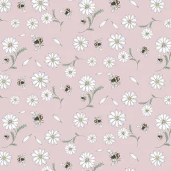 Blomstersurr rosa tyg