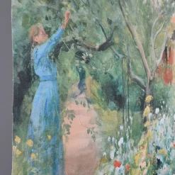 Blomsterträdgård 95x130 Tygtavla - Carl Larsson