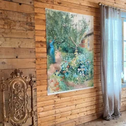 Blomsterträdgård 95x130 Tygtavla - Carl Larsson
