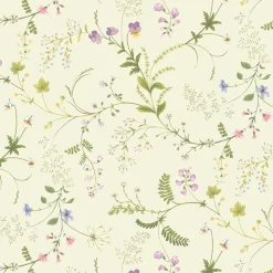 Blomsteryra gul blommigt tyg