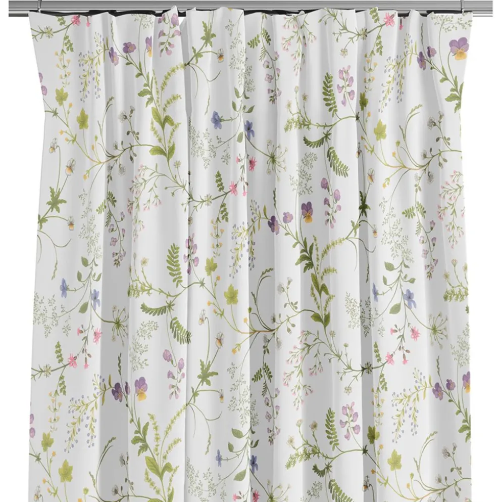 Blomsteryra vit gardiner
