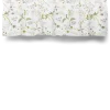 Blomsteryra vit gardinkappa metervara