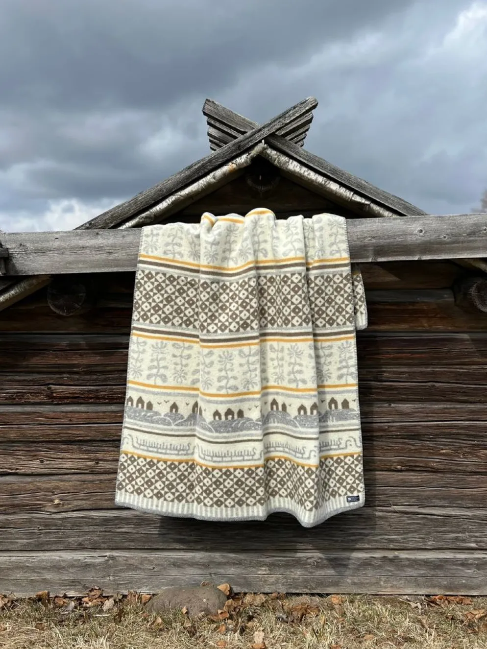 Bohus höst ullfilt 130x180cm - Kerstin Landström Design