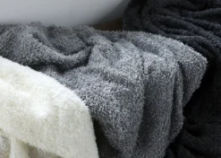 Bror Mörkgrå Fuskpäls – Mjuk Imitation av Fårpäls
