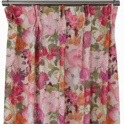 Capucine rosa gardiner – Färgstark blommig gardin