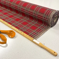 Check Classic Holiday gobeläng – Klassisk jultextil i rutmönster