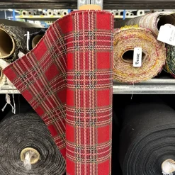 Check Classic Holiday gobeläng – Klassisk jultextil i rutmönster