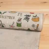 Christmas doodle tyg