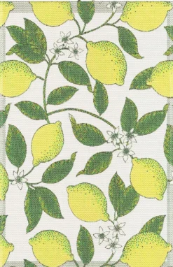 Citroner kökshandduk 40X60 - Ekelunds Linneväveri