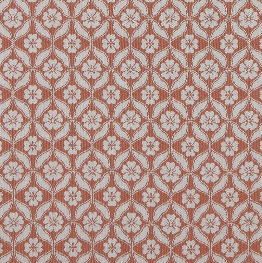 Clover terracotta tyg