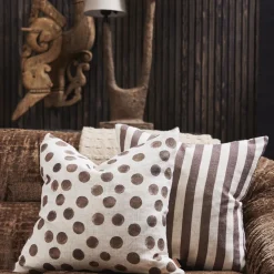 Cruella stripe brun kuddfodral
