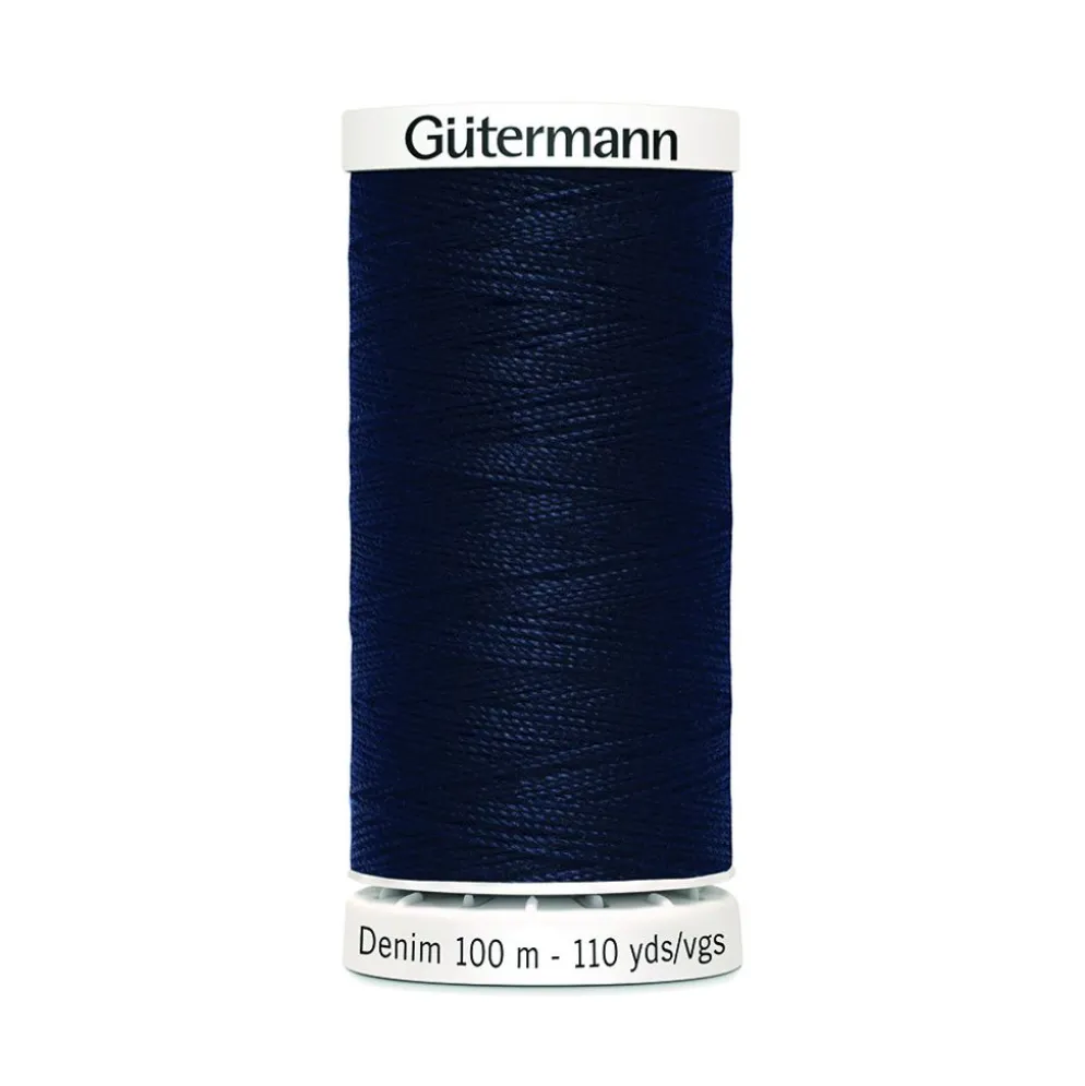 Denimtråd 100m Col.6756 blå
