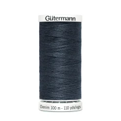 Denimtråd 100m Col.9455 grå