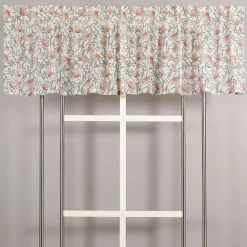 Emma grön skir gardinkappa med blomstermönster 50x250cm