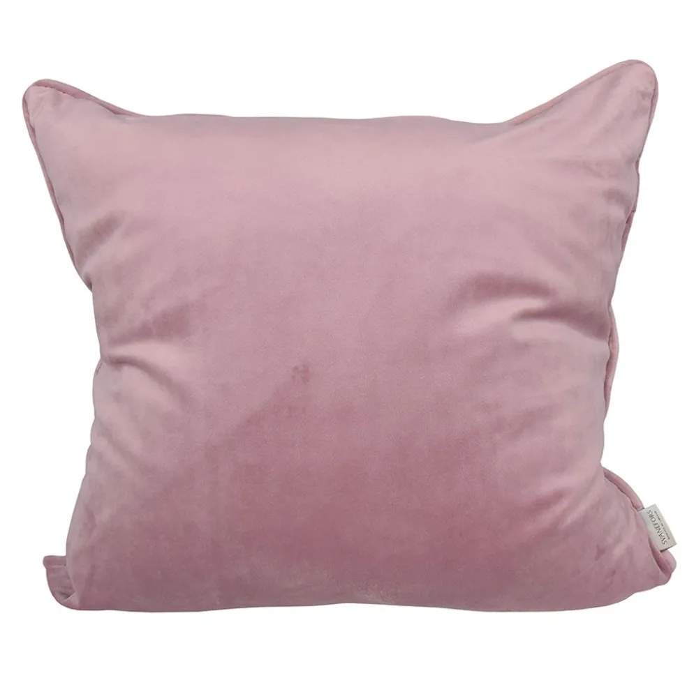 Estelle rosa sammet kuddfodral