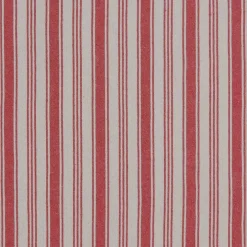 Eugene röd-beige randigt tyg