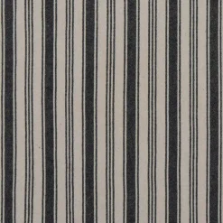 Eugene svart-beige randigt tyg