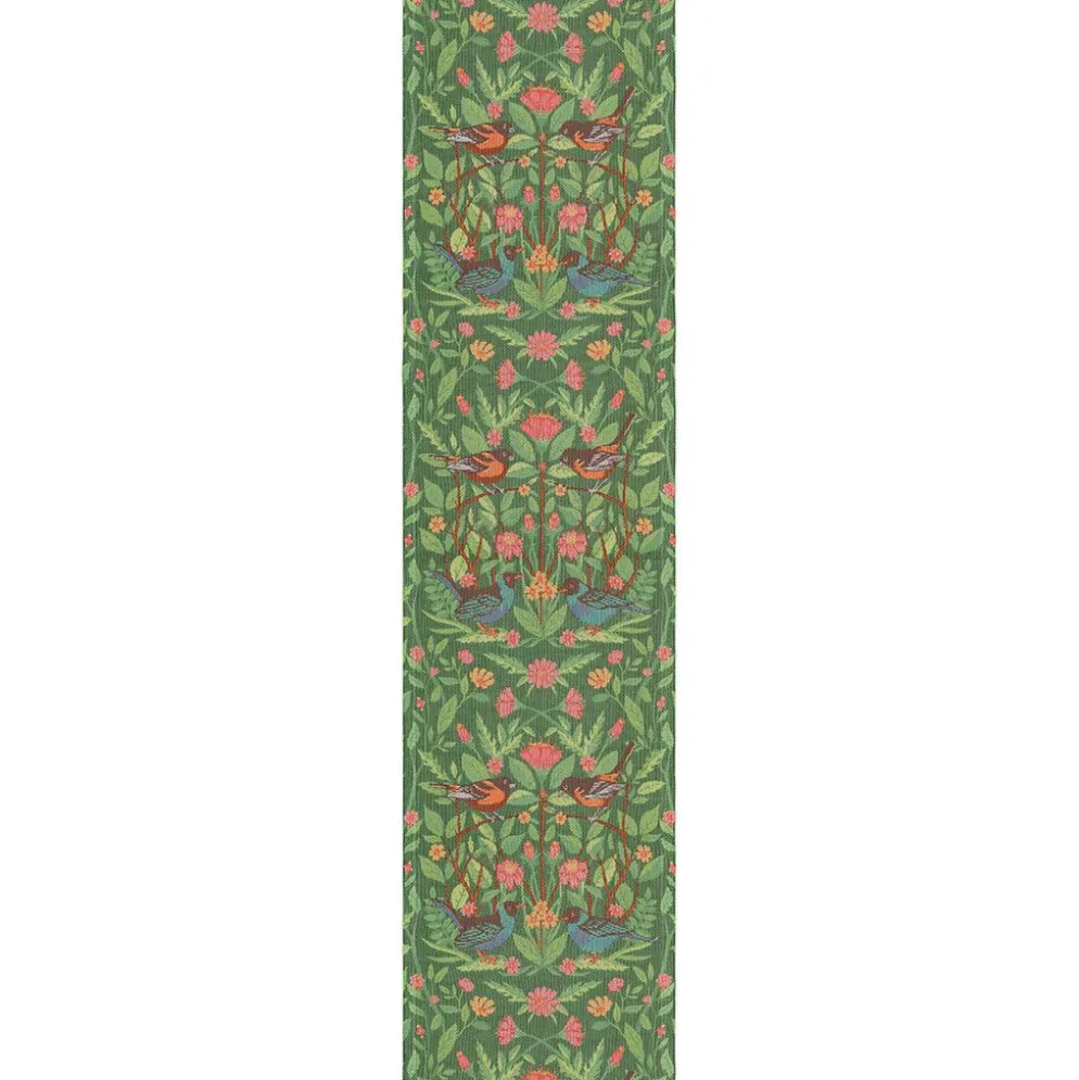 Fågelliv löpare 35x140 - Ekelunds Linneväveri