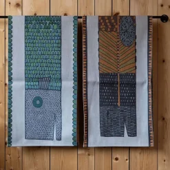 Fiskben löpare 35x120 - Design av Stig Lindberg