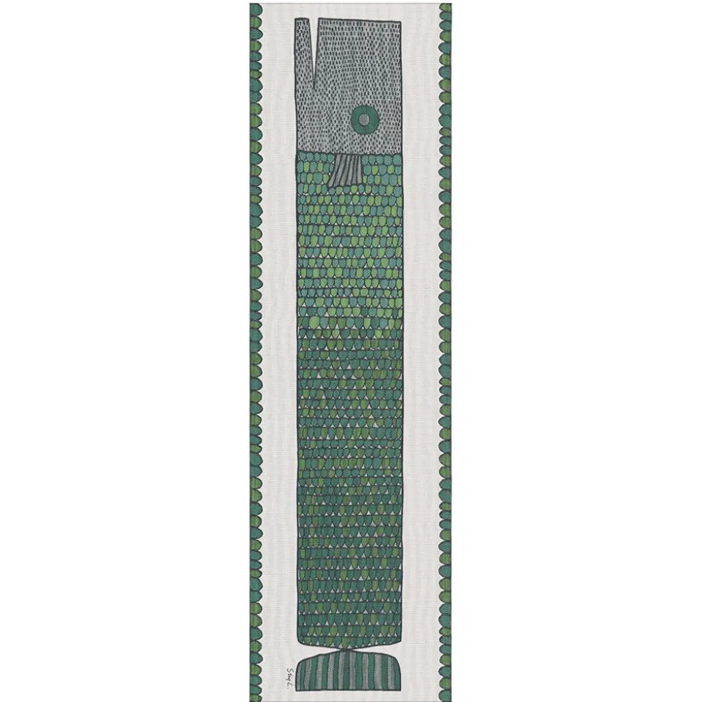 Fiskben löpare 35x120 - Design av Stig Lindberg