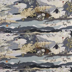 Fjällvandring blå gobeläng