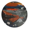 Fjällvandring orange grytunderlägg