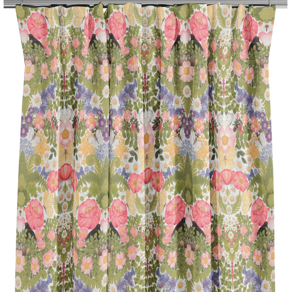 Fjärilsblom multi gardin