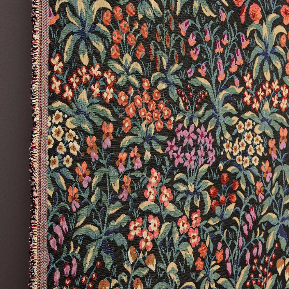 Fleurs svart gobeläng