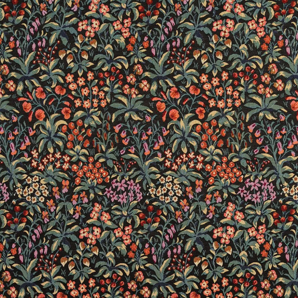 Fleurs svart gobeläng