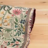 Folklore patch flowers beige möbeltyg