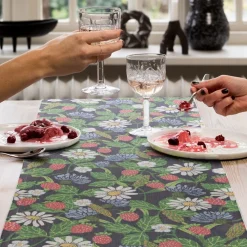 Fragaria löpare 35X120 - Ekelunds Linneväveri