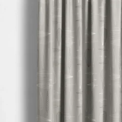 Frostblad beige tyg – metervara med bladmotiv