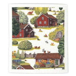 Ginaklunda disktrasa – lantligt motiv i naturligt material