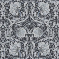 Grace blå gobeläng - Klassisk blommig Arts and Crafts design