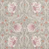 Grace dimmgrön tyg - Klassisk blommig Arts and Crafts design
