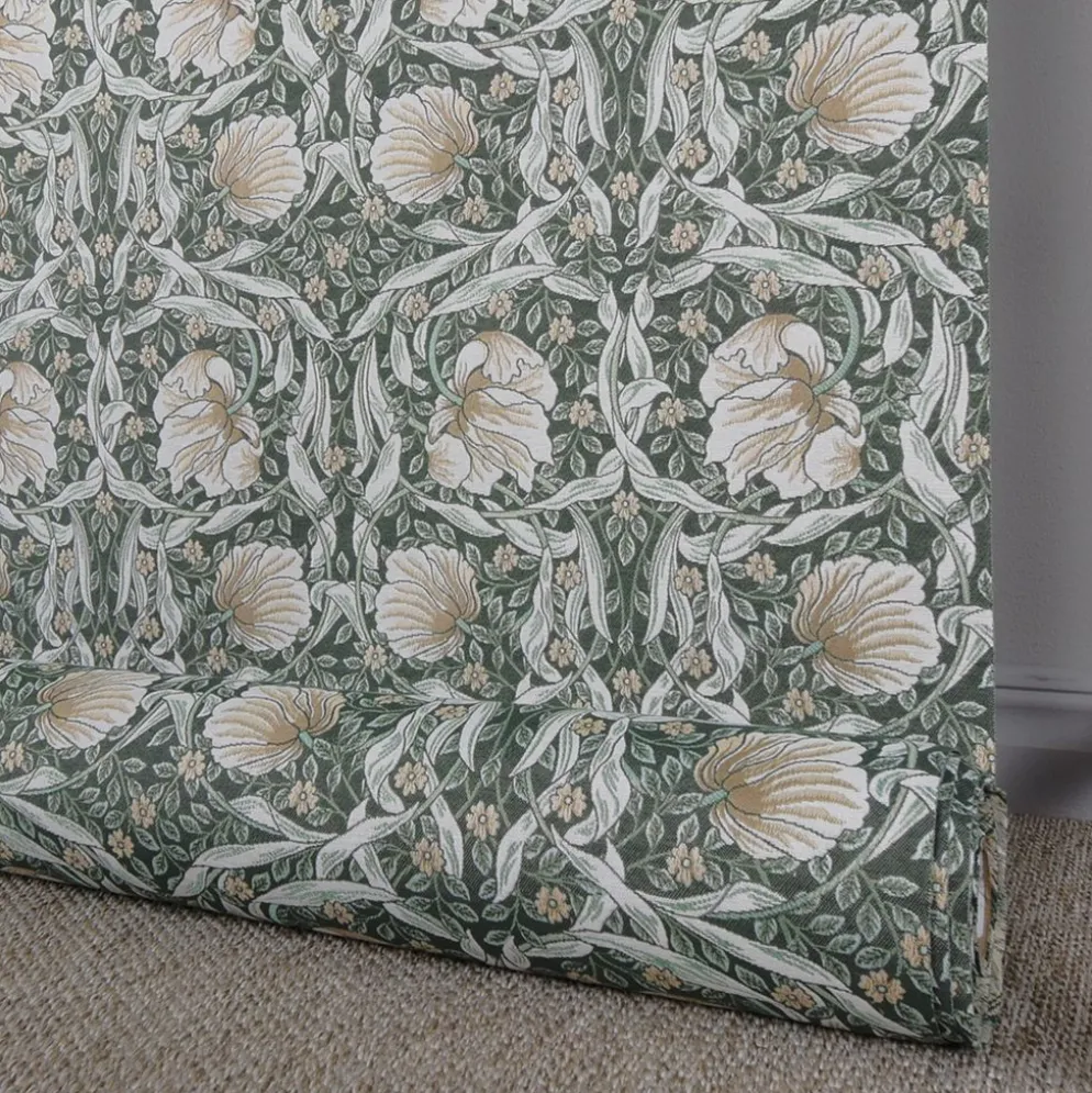 Grace grön gobeläng - Klassisk blommig Arts and Crafts design