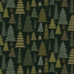 Granby mörkgrön-grön tyg